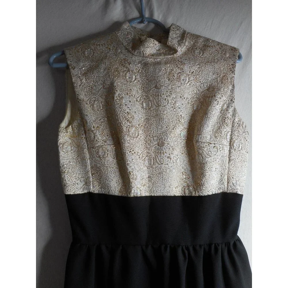 Vintage Handmade Holiday Formal Dress 1960s 1970s - Picture 3 of 6